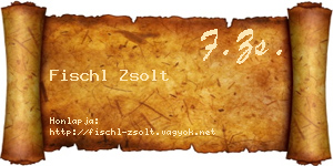 Fischl Zsolt névjegykártya