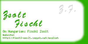 zsolt fischl business card